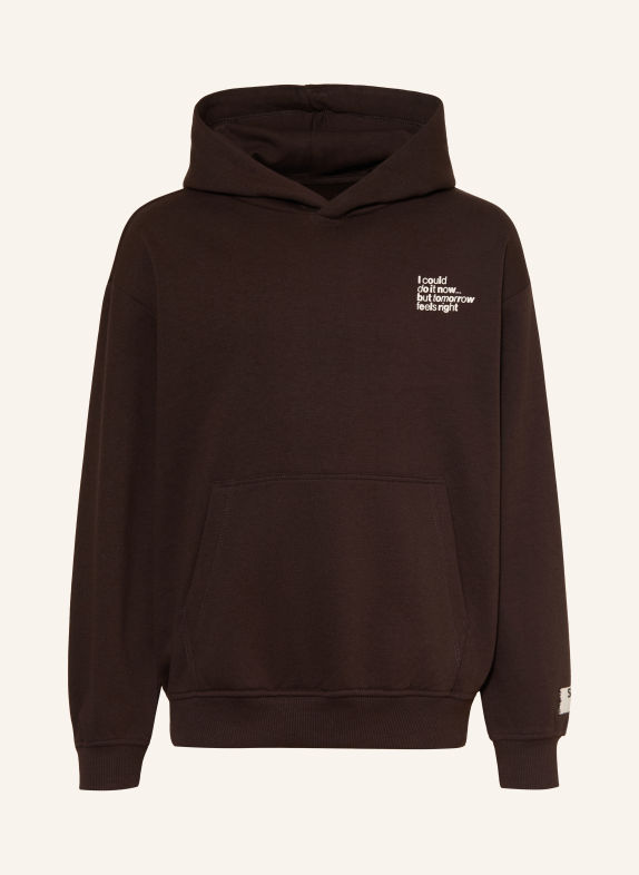 s.Oliver RED Sweat à capuche MARRON FONCÉ