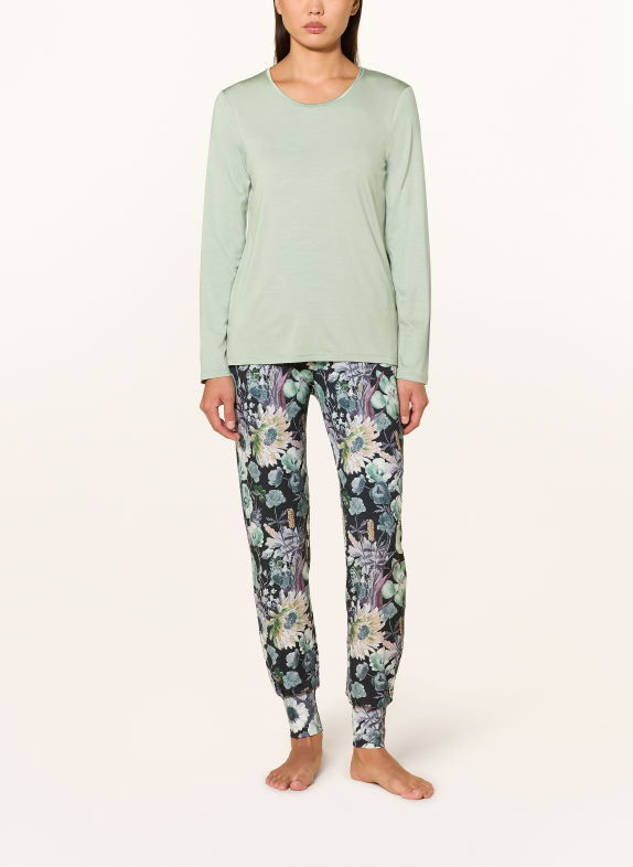 ESSENZA Pyjamabroek JULES VIOLESTA DONKERBLAUW / LICHTGROEN / GROEN