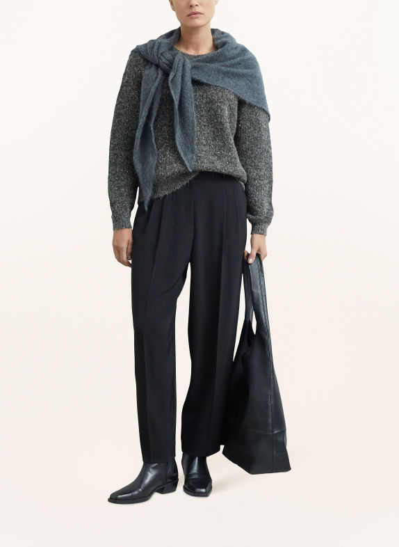 COMMA Sequin Sweater DARK GRAY