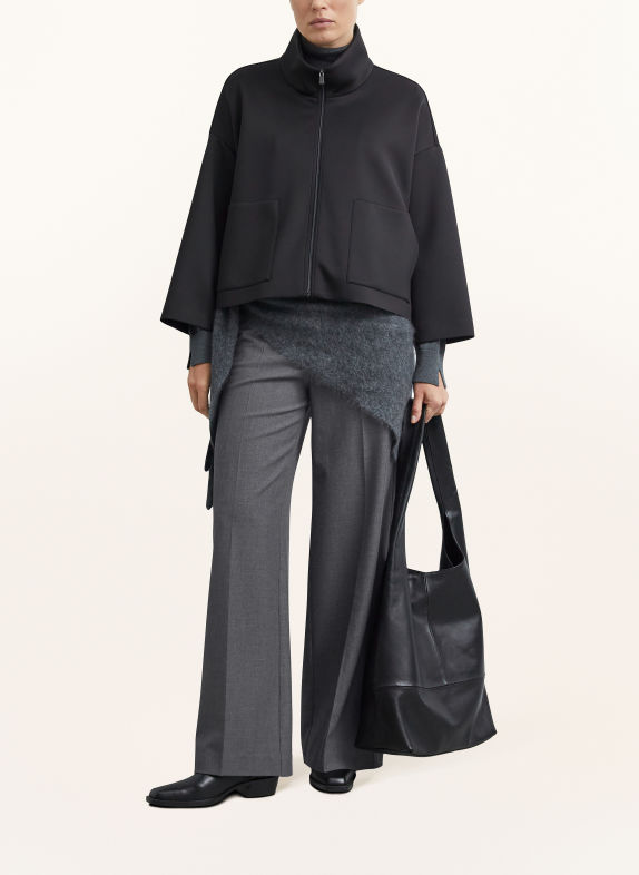 COMMA Wide-leg trousers GRAY