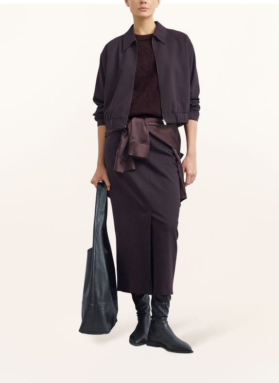 COMMA Haut en maille LILAS FONCÉ