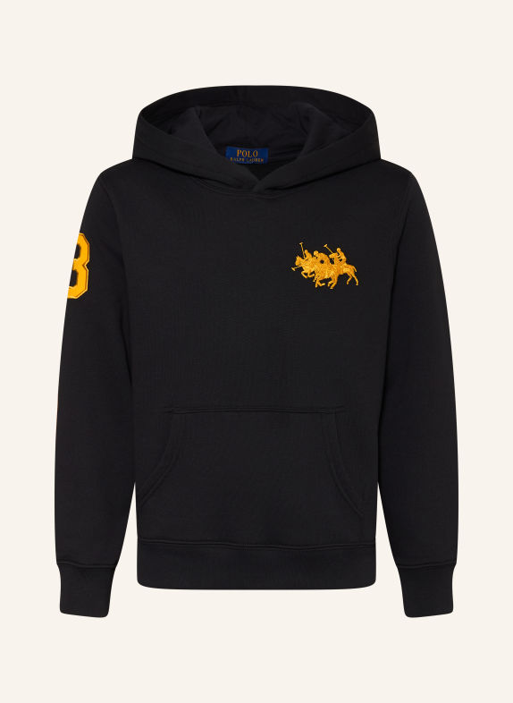 POLO RALPH LAUREN Hoodie SVART / MÖRKGUL