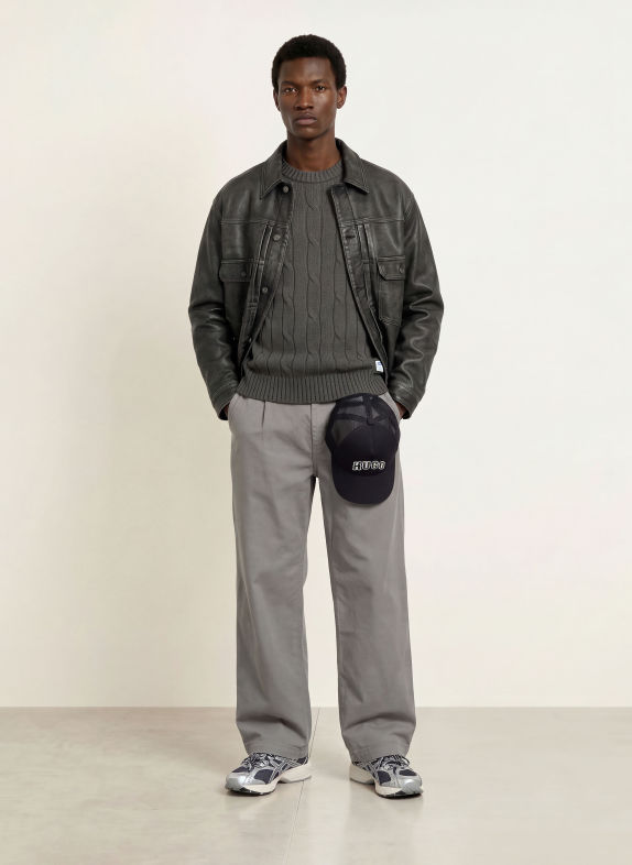 HUGO Chino RAVIK Regular Fit GRAU
