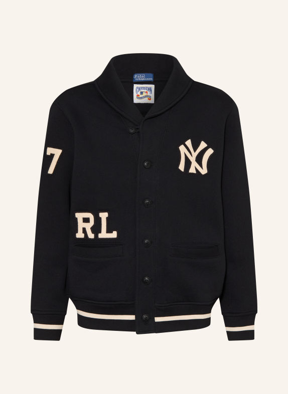 POLO RALPH LAUREN College-Jacke DUNKELBLAU / ECRU