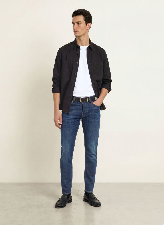 GOLDGARN DENIM Džíny U2 Tapered Fit 1090 midblue