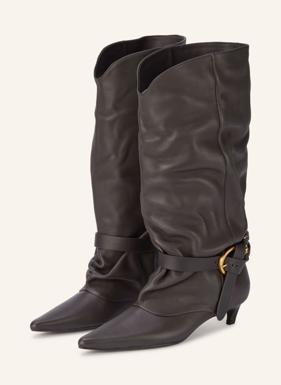Lola Cruz HYACINTH Boots DARK BROWN