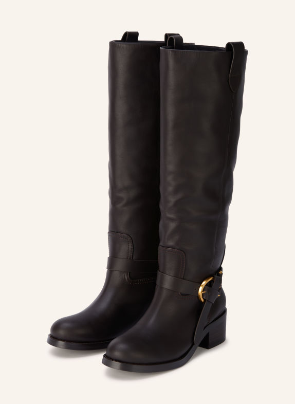 Lola Cruz Stiefel SEIRA DUNKELBRAUN