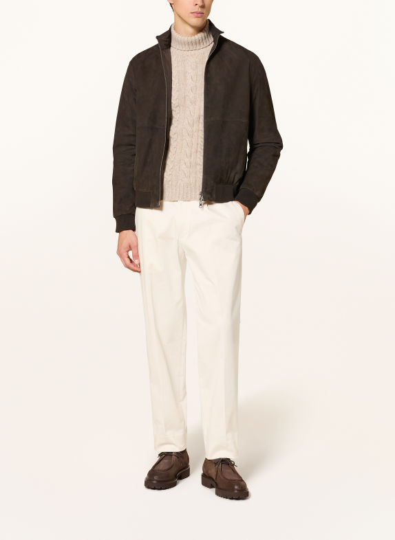ARMA Lederjacke MATEO zum Wenden DUNKELBRAUN