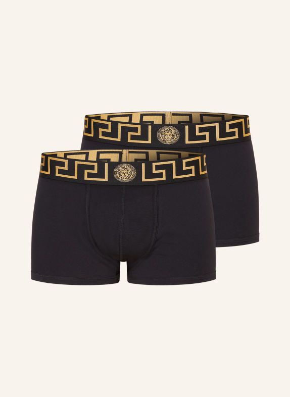 VERSACE 2er-Pack Boxershorts SCHWARZ / GOLD