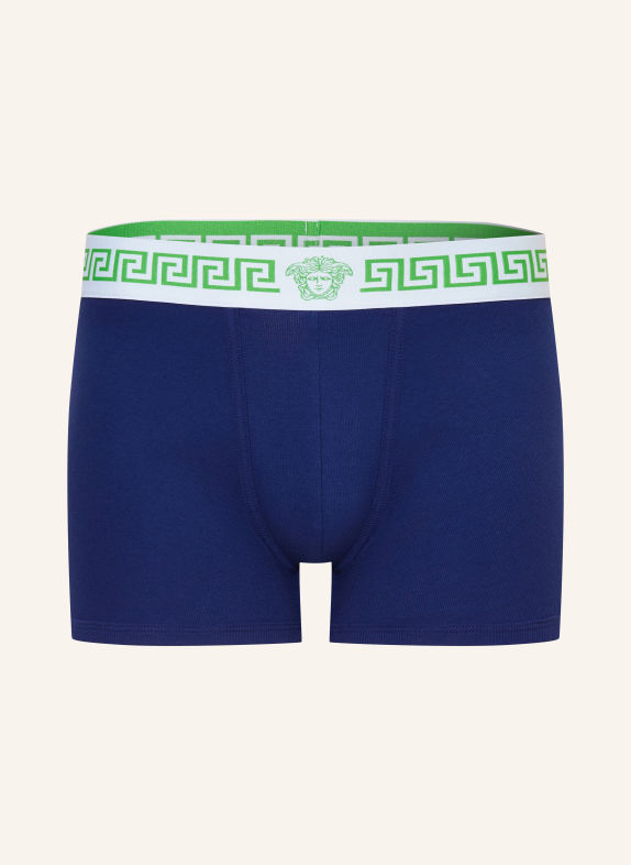 VERSACE Boxershorts BLAU / NEONGRÜN / WEISS