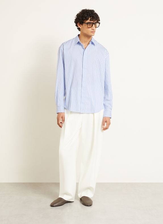 JACQUEMUS Hemd LA CHEMISE SIMON Modern Fit HELLBLAU / BLAU