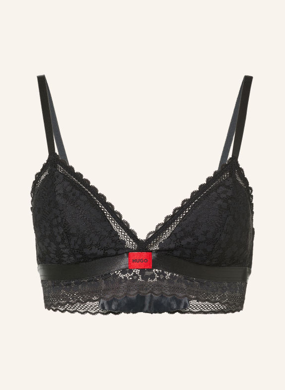 HUGO SAVANA Triangle bra BLACK
