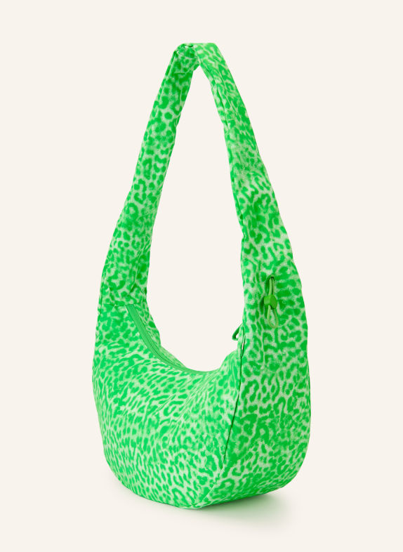 GOT BAG MOON BAG Crossbody bag NEON GREEN / WHITE