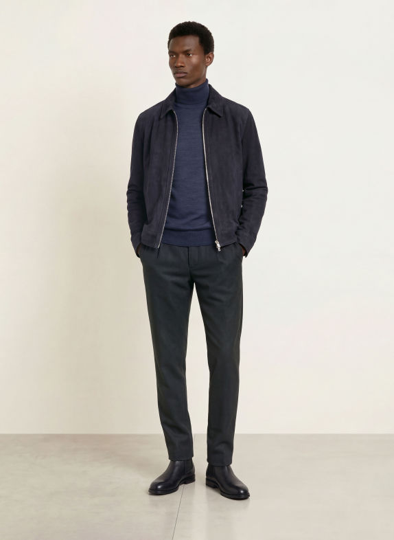BOSS Chino KANE Modern Regular Fit DONKERBLAUW