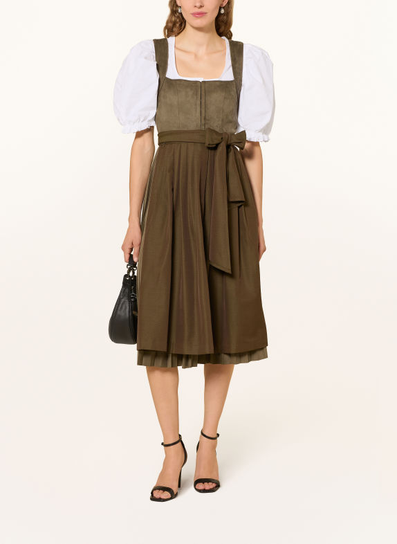 CocoVero Dirndlbluse SIN mit Rüschen WEISS