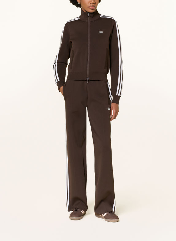 adidas Originals Track Pants STRGHT KNIT DUNKELBRAUN / WEISS