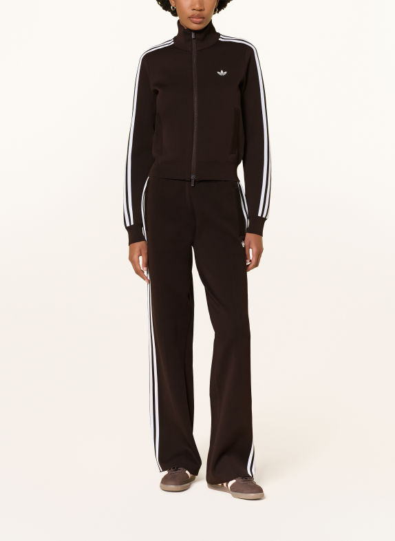 adidas Originals Vest SLIM KNIT MARRON FONCÉ / WIT