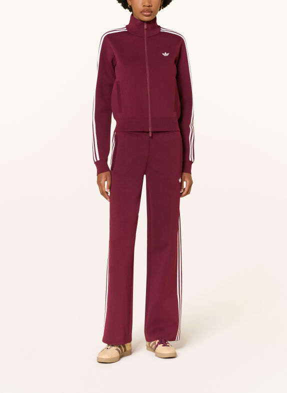 adidas Originals Vest SLIM KNIT DONKERROOD / WIT