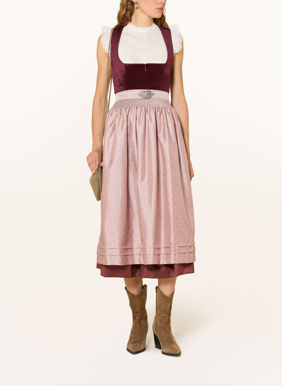 Spieth & Wensky Dirndlblouse KIRCHHEIM van mesh WIT