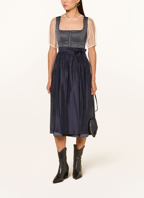 Spieth & Wensky Blouse Dirndl KARIBIK en maille BLANC