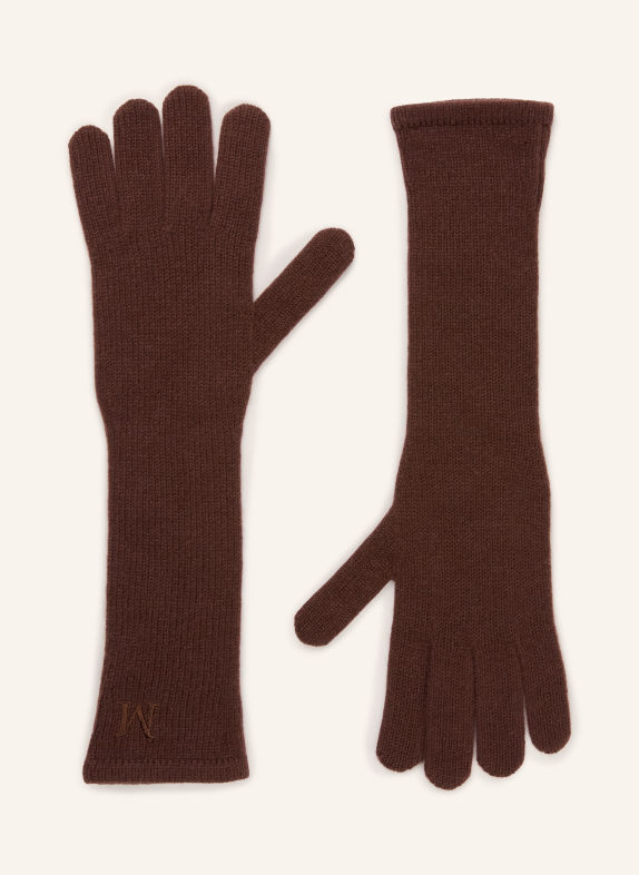 Max Mara MMJOCK Cashmere Gloves BROWN