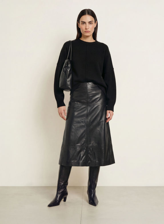 InWear Lederrock CELINAIW SCHWARZ