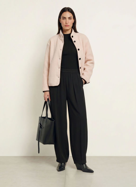 InWear Teddyjas ABBINAIW CRÈME / ZWART