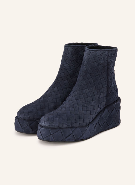PONS QUINTANA Plateau-laarsjes DALIA DONKERBLAUW