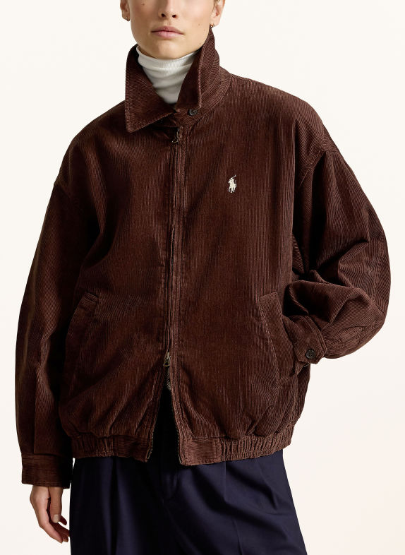 POLO RALPH LAUREN Corduroy blouson MARRON FONCÉ