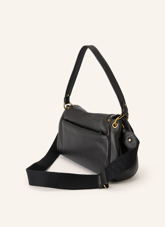 ISABEL MARANT Handtasche CHANY MEDIUM mit Nieten SCHWARZ / GOLD