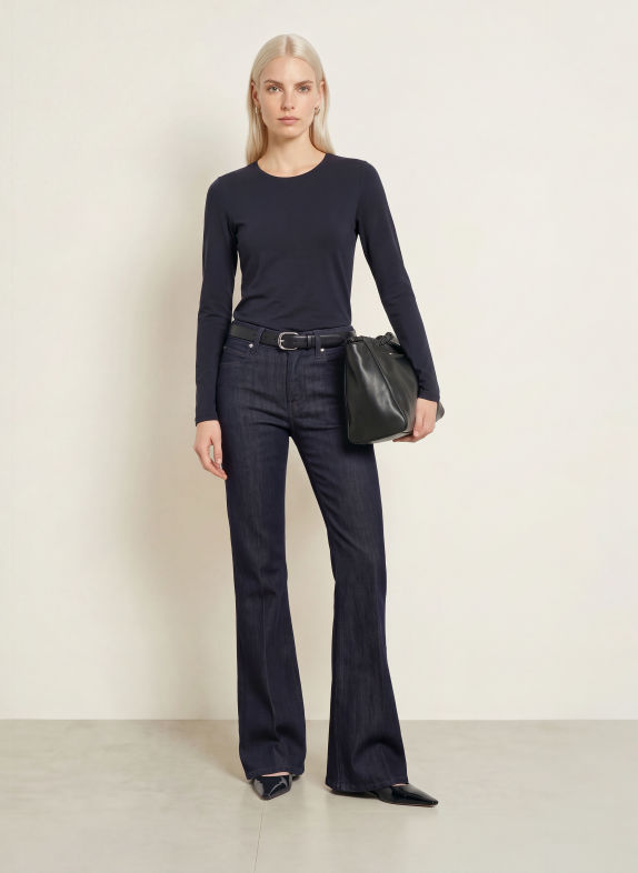 thylie Longsleeve SALMA DONKERBLAUW