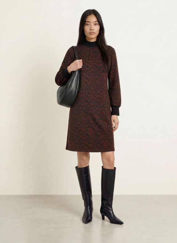 Miss Lagotte Kleid BRAUN / SCHWARZ