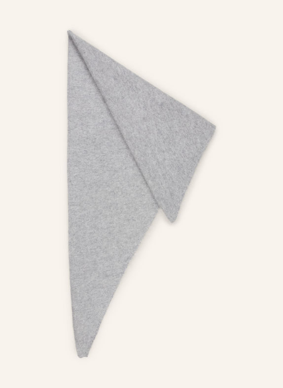 LADNERI Dreieckstuch PAXA aus Cashmere GRAU
