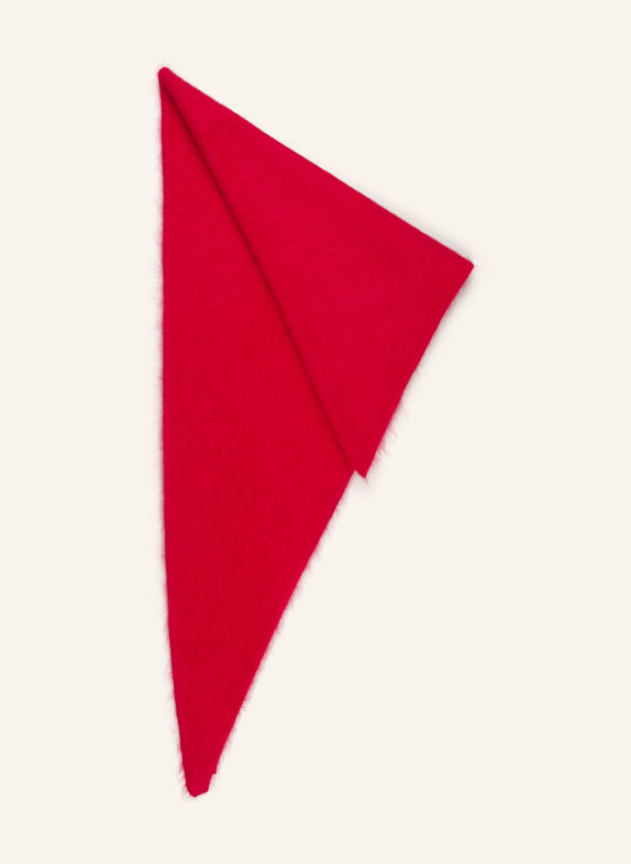 LADNERI Dreieckstuch PAXA aus Cashmere ROT