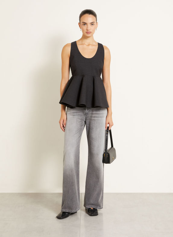 AMI PARIS Top DONKERGRIJS