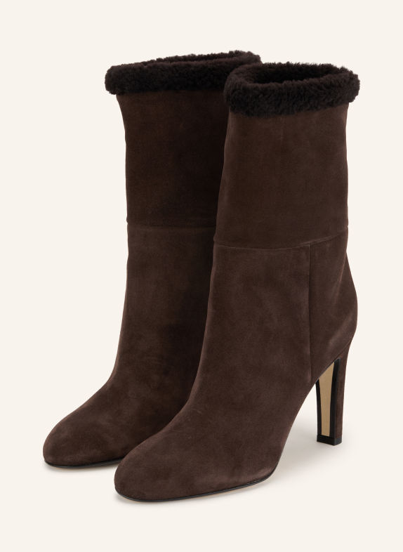 ALEVI SALLY Ankle boots DARK BROWN