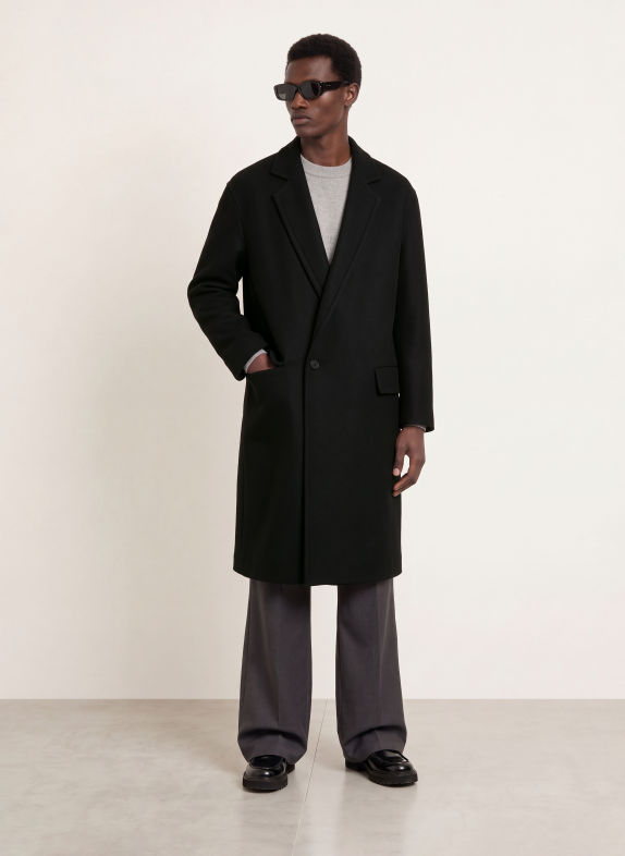 I'M BRIAN Oversized-Mantel ZWART