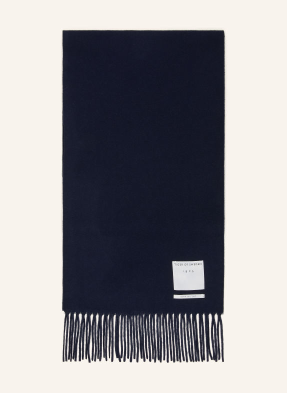 TIGER OF SWEDEN Sjaal SYLAN DONKERBLAUW