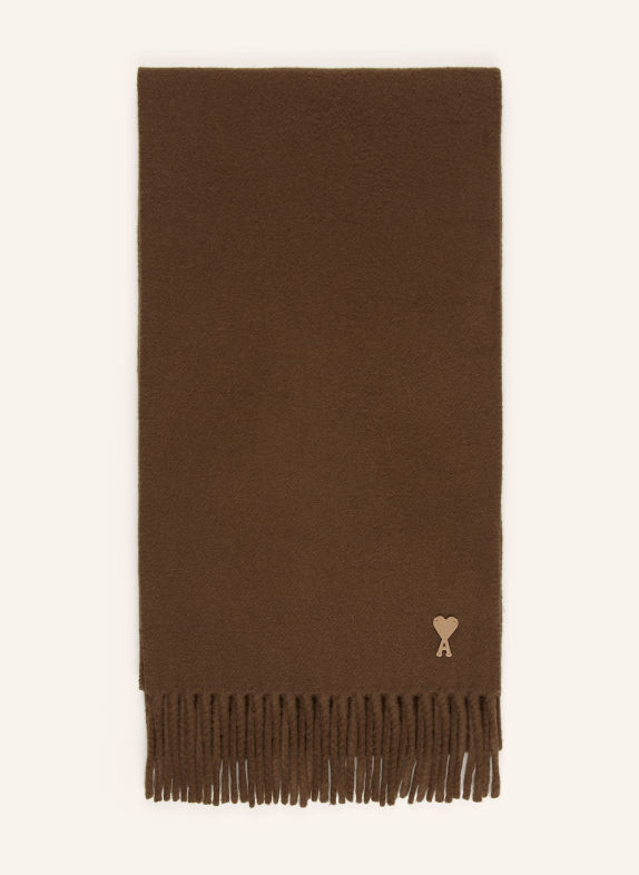 AMI PARIS Sjaal MARRON FONCÉ