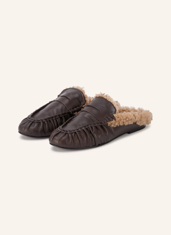 Toral Muiltjes PIPER MARRON FONCÉ / BEIGE