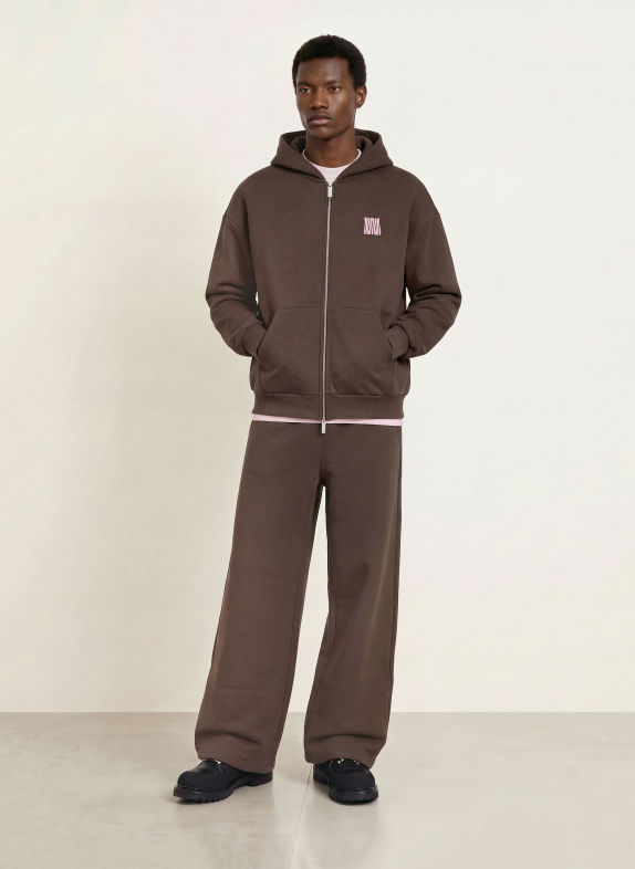 WRSTBHVR Sweatjacke DIAGO V3 DUNKELBRAUN