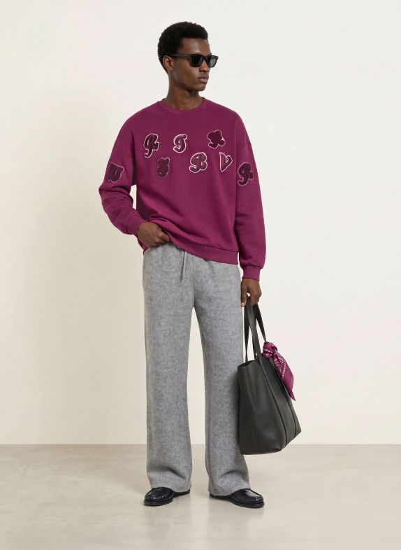 WRSTBHVR Sweatshirt FLOYD V4 DUNKELLILA