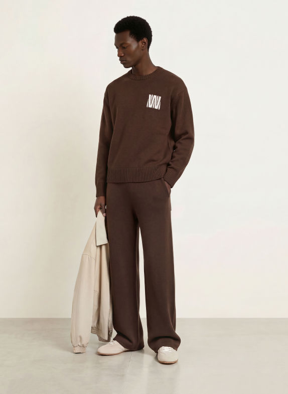 WRSTBHVR Strickhose NERIAN aus Merinowolle DUNKELBRAUN