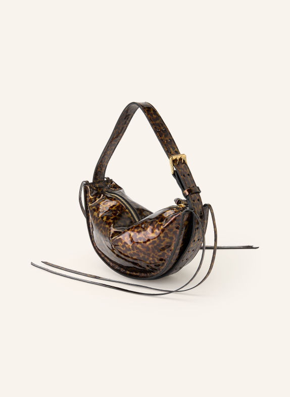 RADICA STUDIO Handtasche AMACA MINI BRAUN / DUNKELGELB