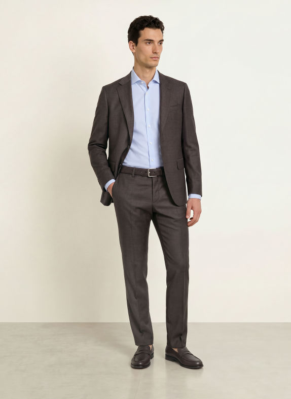 BOSS Koszula JOE Regular Fit BIAŁY / JASNONIEBIESKI