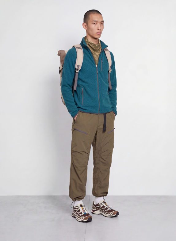 me°ru' Fleecejacke CALAIS PETROL