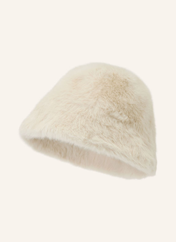 MRS & HUGS MIMI Bucket hat made of faux fur LIGHT BROWN