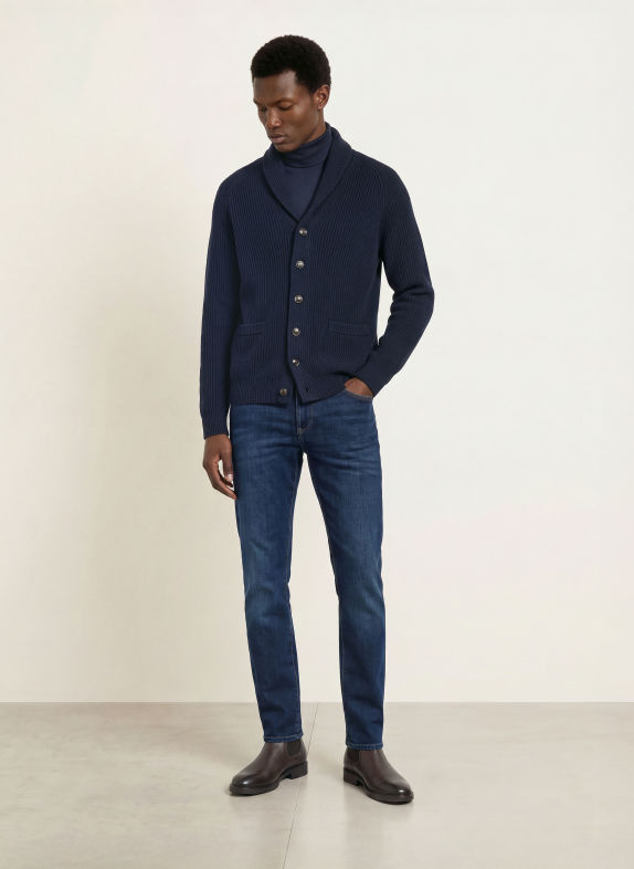 STROKESMAN'S Jean coupe classique 4501 medium stone
