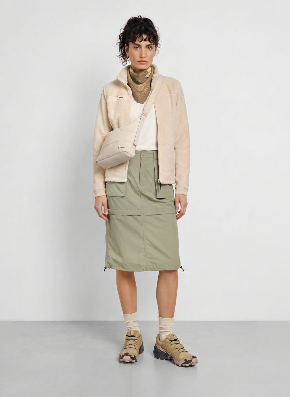 me°ru' Fleecejas ONEROA BEIGE