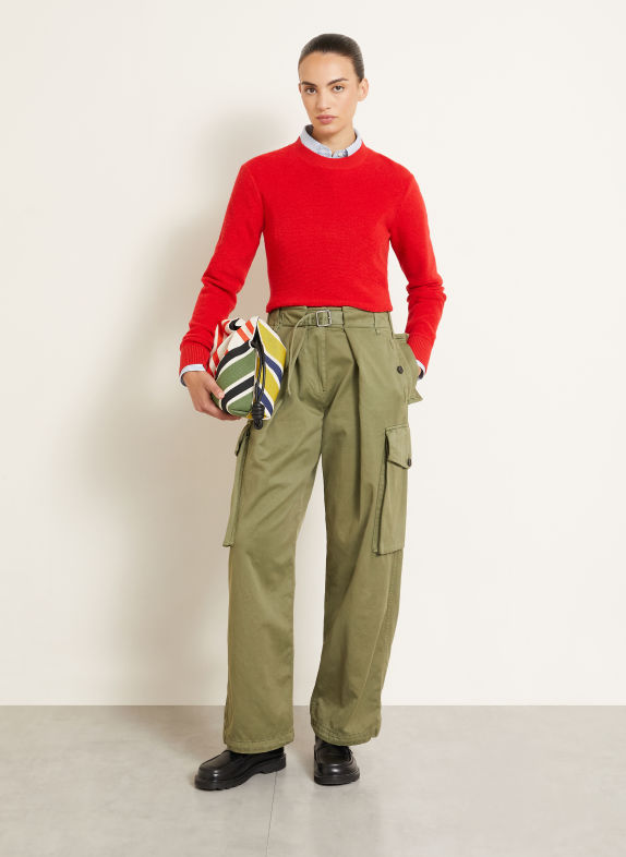 LOEWE Cargo kalhoty KHAKI